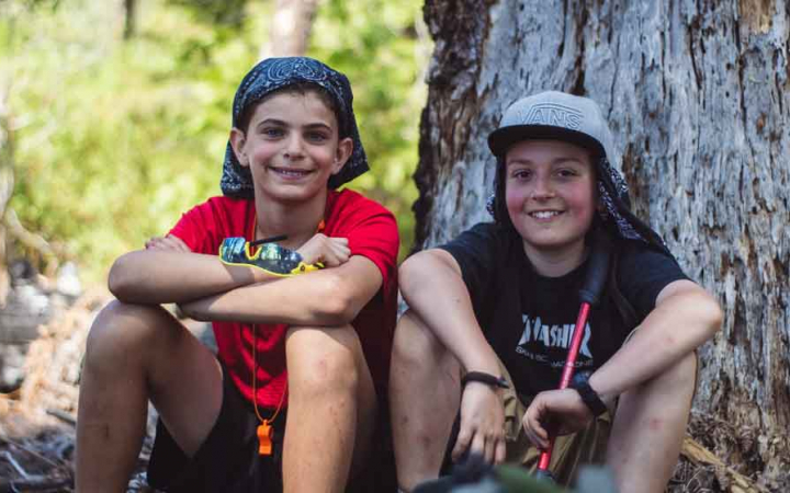 california backpacking trip for boys 